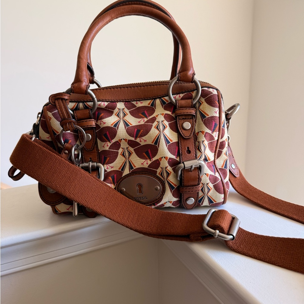 Vintage Fossil Maddox Crossbody Bag